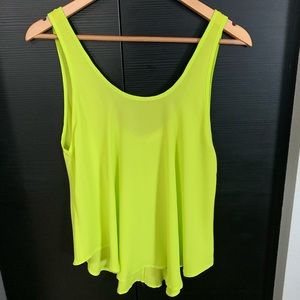 Lush Sleeveless Neon Top